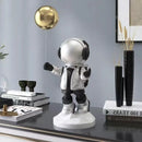GobekUsa Balloon Astronaut Resin Home Decor Crafts Figurines Statue Sculpture Bookcase Decor