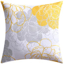 GobekUsa Blue Floral Cushion Cover 45x45cm for Modern Home Decor & Office Sofa