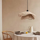 Modern Flower Fabric Pendant Light With Warm Glow