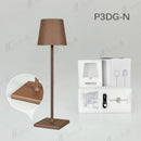 GobekUsa Crystal LED Rechargeable Table Lamp - Elegant Cordless Hotel Restaurant Bar Light