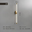 GobekUsa Gold Geometric Lines Wall Lamp for Bedroom and Living Room Decor