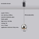 GobekUsa Adjustable Angle LED Pendant Light: Modern Stretchable Chandelier for Home Decor