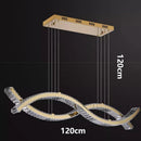 GobekUsa Crystal Chandelier Pendant Light for Living and Dining Room Luxurious Ceiling Lighting