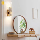 GobekUsa Crystal LED Wall Light Remote Control Dimmable 3000K 6000K for Bedroom Hallway