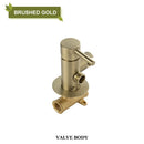 GobekUsa Brass Bidet Spray: Gold/Black, Hot/Cold Mixer Valve, Bathroom Shattaf Sprayer