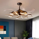 GobekUsa Kids Bedroom LED Ceiling Fan with Bladeless Design and Remote Control