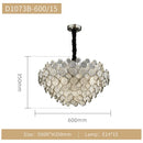 GobekUsa 2024 Trend LED Ceiling Chandelier for Living Dining Bedroom, Modern Lustre Hanging Light