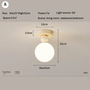 GobekUsa LED Ceiling Moon Wall Lamp Minimalist Bedroom Lighting Fixture