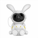 GobekUsa Galaxy Bunny Astronaut Projector: Moon and Star Night Light for Children