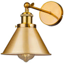 GobekUsa Industrial Gold Wall Lighting, E27 Wall Mount Lamp for Home Decor
