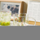 GobekUsa Large-Capacity Glass Cup with Scale, Heat-Resistant, Cute Design - Perfect Gift