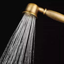 GobekUsa Antique Handheld Shower Head with Holder, Plumbing Hose, and Toilet Bidet Sprayer