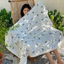 GobekUsa Lamb Nap Cartoon Coral Velvet Blanket: Super Soft, Thick, and Cute for Winter