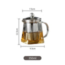 GobekUsa Glass Teapot with Stainless Steel Infuser