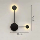 GobekUsa Geometry LED Wall Light for Living Room Bedroom Decor