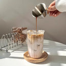 GobekUsa Heat-Resistant Stripe Glass Cup for Home and Office Drinkware