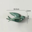 GobekUsa Flying Bird Ceramic Wall Ornament Simulation Room Decoration Indoor Accent