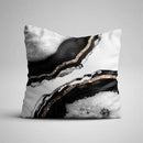 GobekUsa Gray Marble Black Agate Pillow Case for Home Sofa Chair Decor