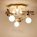 GobekUsa Airplane Chandelier Light for Nursery Room Kid's Bedroom Ceiling LED E27