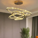 GobekUsa Crystal Ceiling Pendant Light Chandelier Modern Living Room Bedroom Decor