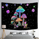 GobekUsa Cartoon Planet Mushroom Tapestry Wall Hanging for Psychedelic Room Decor