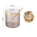 GobekUsa Acrylic Seasoning Jar Set with Tray - Kitchen Storage Organizer