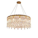 GobekUsa Crystal Pendant Chandelier for Living Room Bedroom - Luxury Hanglamp by Lamparas Lustres