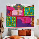 GobekUsa Baphomet Psychedelic Hippie Tapestry Wall Hanging Beach Mat Decor