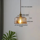 GobekUsa Clear Glass LED Pendant Light | Nordic Hanging Chandelier for Kitchen, Living Room