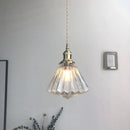 GobekUsa Diamond Amber Glass LED Pendant Lights - Nordic Modern Hanging Lamp