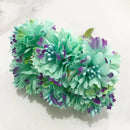 GobekUsa Blue Flower Cherry Stamen Berries Bundle for DIY Christmas Wedding Decor
