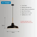 GobekUsa Iron Industrial Chandeliers, Nordic Pendant Light for Home, Retro Loft Hanging Lamps