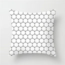 GobekUsa Heart Stripe Pillow Cases | Black & White Polyester Cushion Covers