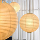 GobekUsa Japanese Style LED E27 Round Ball Pendant Lamp for Home Decor