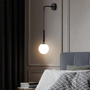 GobekUsa Elegant Glass Wall Lamp for Living Room Bedroom LED Lighting