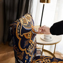 GobekUsa Bohemian Mandala Stretch Chair Cover Slipcovers - Elastic Seat Case for Banquets