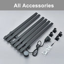 GobekUsa Electric Towel Warmer Rack Thermostatic Digital Display Stainless Steel Holder