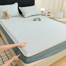 GobekUsa Little Bear Jacquard Cooling Mat: Soft, Breathable, & Durable Bed Cover