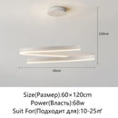 GobekUsa Black/White Spiral Chandelier for Living Dining Kitchen. Trendy Round Indoor Lighting Fixture.