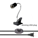 GobekUsa Adjustable Gooseneck Clip Lamp Holder for Home Office Bedside