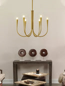 GobekUsa Brass Chandelier: Stylish Pendant Lights for Dining Room, Living Room, Kitchen Island & Bedroom