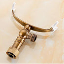 GobekUsa Brass Antique Wall Mounted Hand Shower Holder Hook Pedestal Bracket