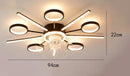 GobekUsa Kids Bedroom LED Ceiling Fan with Bladeless Design and Remote Control