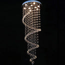 GobekUsa K9 Crystal Chandelier: Luxury Villa Double Staircase Living Room LED Light