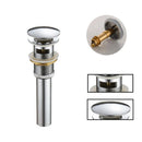 GobekUsa Gold Large Round Bathroom Pop-up Drain for Copper Washbasin Sink