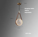 GobekUsa Crystal LED Ceiling Chandelier - Dimmable Art Deco Pendant Light