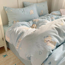GobekUsa Cotton Cartoon Printed Bedding Set for All Seasons