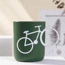 GobekUsa Bike-Shaped Toothbrush Holder Cup Unbreakable Food-Safe Mouthwash Mug