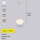 GobekUsa Gold Crown Pendant Light: Luxe Cloud Hanging Lamp for Children's Bedroom and Living Room