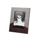 GobekUsa Leather Splice Desktop Photo Frame - Home Decor & Display Accessory